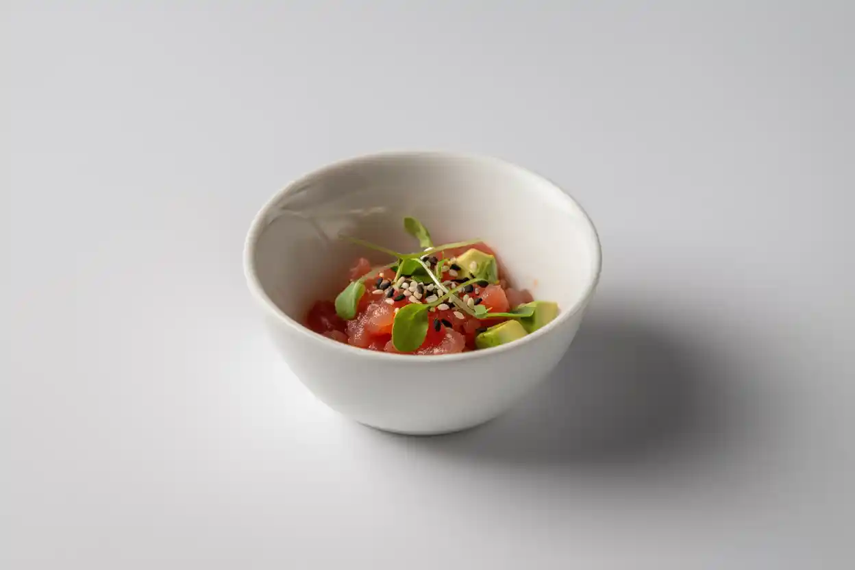 Tartar de atún rojo picante