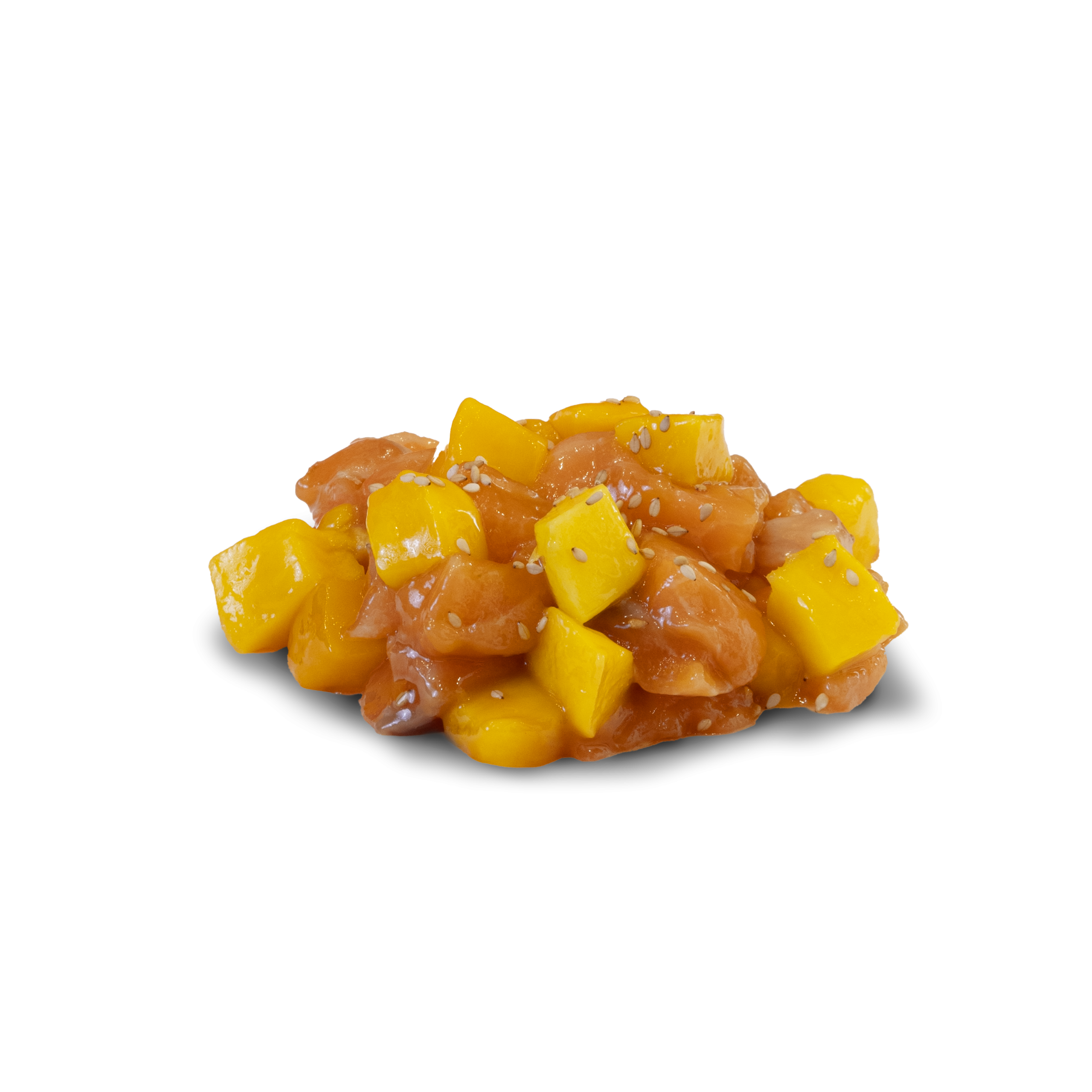 Tartar de salmón teriyaki